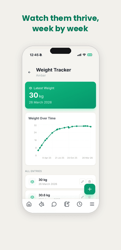 Weight tracker